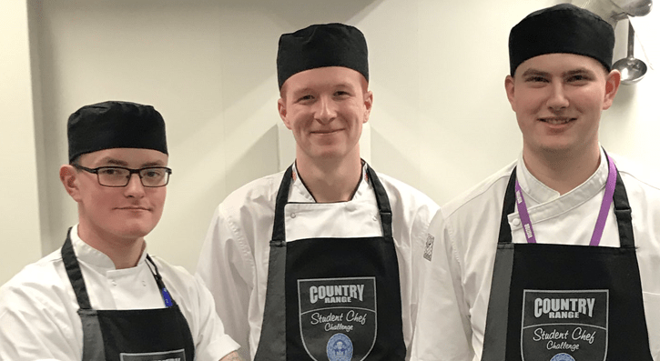 Congratulations to SERC students Adam Jones (Dunmurry) Matthew McGivern (Lisburn) and Adam Proctor (Dromore) who have reached the semi-finals of the Country Range Student Chef Challenge 2019/20.